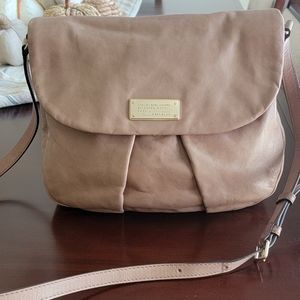 Marc Jacobs nude leather crossbody bag